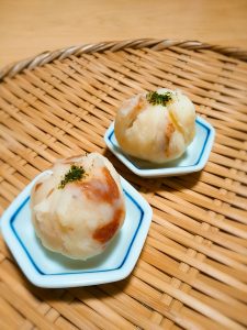 【レシピ】梅入り茶巾ポテト